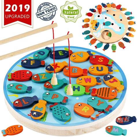 magnetic fishing game for 2 year olds